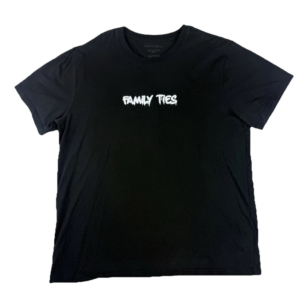 Athlete's First T-Shirt Family Ties Bleecker Trading Black XX Large Runs Small‎
